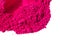 Detail of pink color for holi