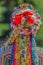 Detail of Polish folk costume for woman