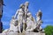 Detail of the Prince Albert Memorial, Hyde Park, London