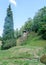 Detail of Prislop Monastery from Hunedoara County, Romania