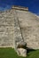 Detail of the Pyramid of Kukulkan Chichen Itza. Mexico.