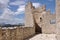 Detail of rocca calascio fortress, abruzzi