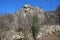 Detail of the rocky part of the mountain - as a challenge for hikers