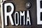 Detail of a Roma plate