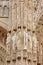 Detail of roman cathlic cathedral of Rouen, France
