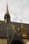 Detail of the roof of the hospice of Beaune France