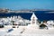 Detail of a rooftop on Mykonos