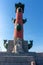 Detail of Rostral Column on the Spit of Vasilievsky Island in Saint Petersburg, Russia