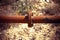 Detail of a rusty pipeline - concept image with vignette added