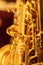 Detail of saxophone