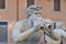 Detail sculpture Piazza Navona Fountain