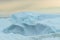 Detail shot of an iceberg, Ilulissat Icefjord, Greenland