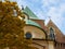 Detail shot of the rear of Wroclaw Cathedral.