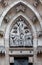 Detail of a side door of Saint Vitus cathedral in Prague