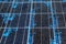 Detail of Solar panel, Photovoltaic, Alternative electricity source, Solar panel texture