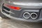 Detail of a sports car exhaust