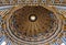 Detail of St Peters basilica cupola in Vatican from inside, Rome