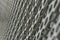 Detail of a stainless steel metal mesh.