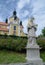 Detail statue of the saint