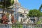 Detail of statues of Piazza del Duomo square in Catania, Sicily, Italy