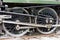 detail of steam locomotive, East Lancashire Railway, Lancashire