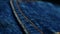 Detail stitch of blue jeans