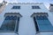 Detail at Strawberry Hill House, Twickenham, west London, recently restored. Fine example of Georgian Gothic Revival architecture.