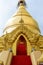 Detail of the stupa. Kuthodaw pagoda. Mandalay. Myanmar