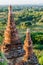 Detail of Ta Wet Hpaya temple in Bagan, Myanm