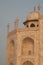 Detail of the Taj Mahal in Agra.