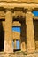 Detail from Temple of Concordia at Agrigento Valley of the Temple, Sicily