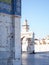 Detail of Tiled Dome of the Rock Mosque in Jerusalem