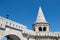 Detail from touristic attraction in Budapest, Fishermen Bastion