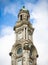 Detail of the tower of Bosa Oficial do CafÃ©, in Santos, Brazil, built in the second half of the 19th century