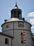 Detail of the tower at the medieval Hohenwerfen Castle in Austria