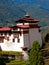 Detail of the Trongsa Dzong in Bhutan