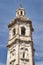 Detail of the upper part of the Santa Catalina tower in Valencia