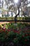 Detail of a vase in Bahai Gardens on the slopes of Carmel Mountain in Haifa, Israel. Vertical Image