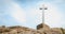 Detail view on the Calvary of the sailors of the Pointe du Chatelet  Yeu Island