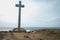 Detail view on the Calvary of the sailors of the Pointe du Chatelet  Yeu Island