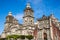 Detail view of Cathedral Metropolitana in Mexico city