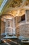 Detail view of the Chapel of the Bones in San Francisco Church in Evora