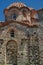 Detail View of Hagia Sophia church in the medieval, byzantine `castletown` of Mystras