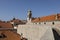 Detail view of historic Dubvronik seen from the fortification wall