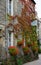 Detail view of the historic monument village of Rochefort-en-Terre with ist famous stone houses