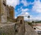 Detail view of the historic Moorish castle in Castellar de la Frontera