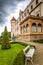 Detail view of Konopiste chateau, located southeast of Prague