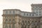 Detail view of the Palace of Parliament Palatul Parlamentului in Bucharest, capital of Romania, 2020