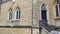 Detail view on Schwarzenberg tomb chapel wall and windows with typical gothic revival decoration