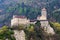 Detail view on Tyrol Castle. Tirol Village, Province Bolzano, South Tyrol, Italy